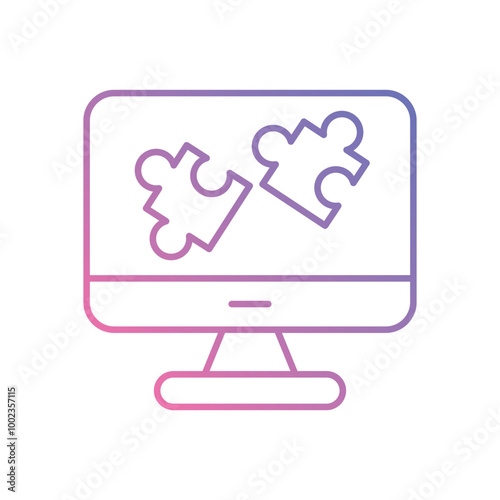 Plugin vector icon stock illustration