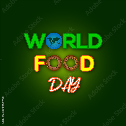 World Food Day vector illustration design suitable for social media banners posters