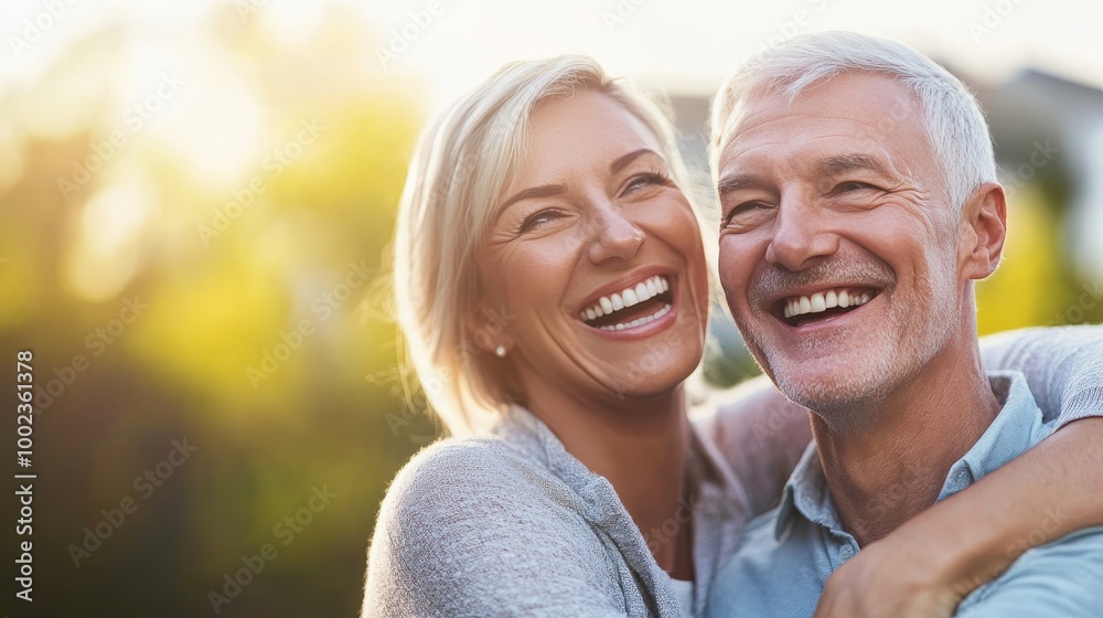 Joyful Couple - A smiling couple enjoying life, captured in a moment of pure happiness. Joyful Couple - A smiling couple enjoying life, captured in a moment of pure happiness.