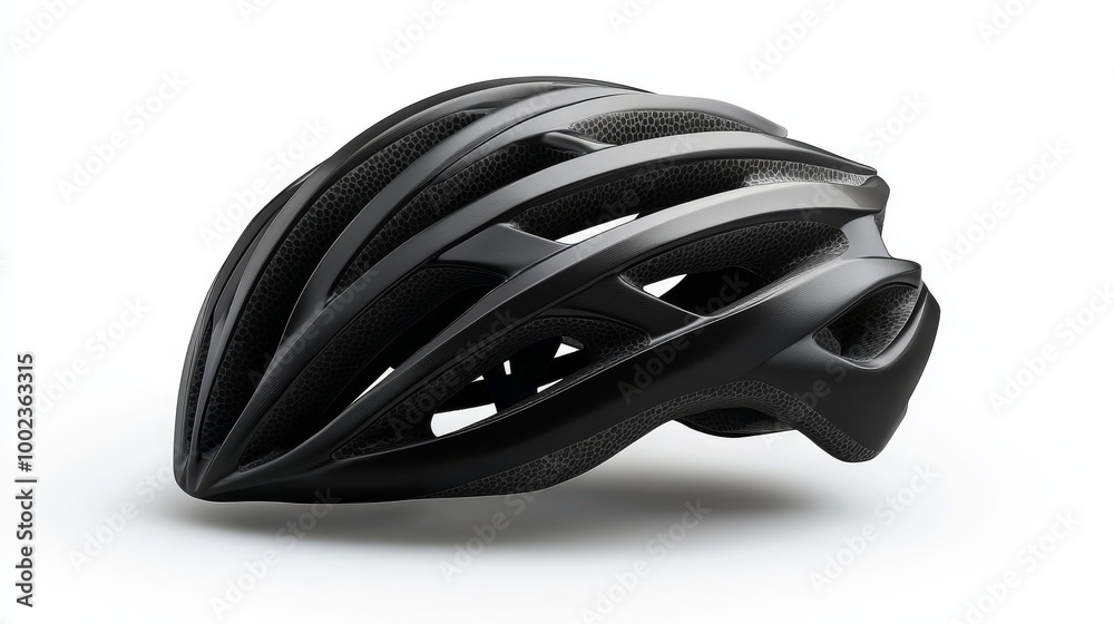 Black Cycling Helmet Designed for Safety and Performance on Outdoor Rides Black Cycling Helmet Designed for Safety and Performance on Outdoor Rides
