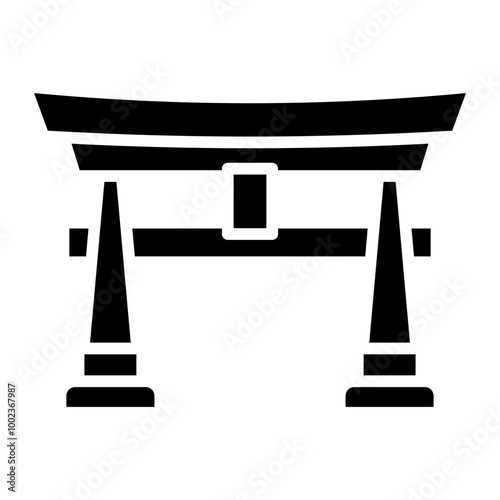 Torii Gate Icon Style