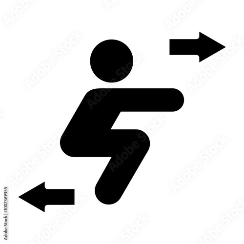 Squat Icon Style