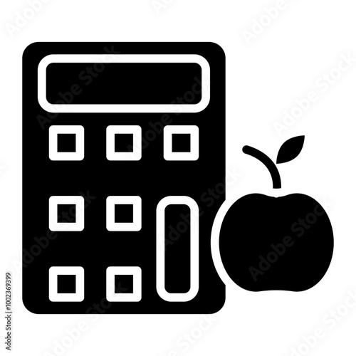 Calorie Calculator Icon Style