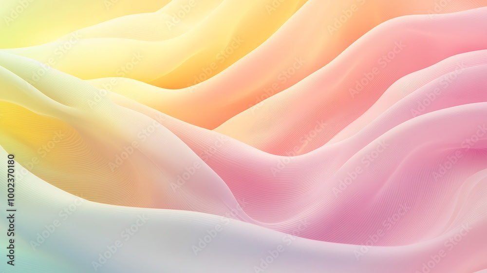Abstract wavy background with pastel colors. Abstract wavy background with pastel colors.