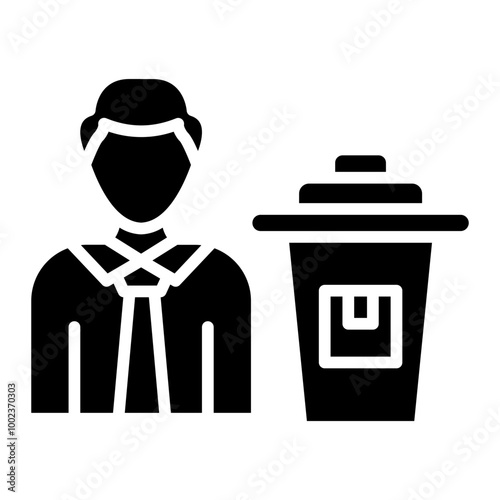 Responsible Disposal Icon Style
