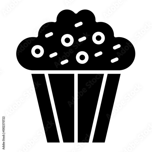 Coffee Muffin Icon Style