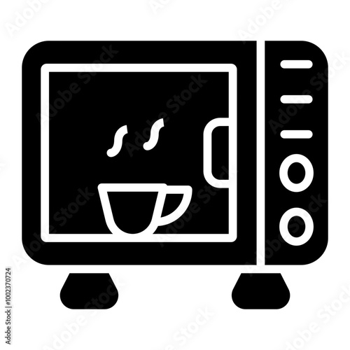 Coffee Oven Icon Style
