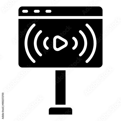 Live Stream Icon Style