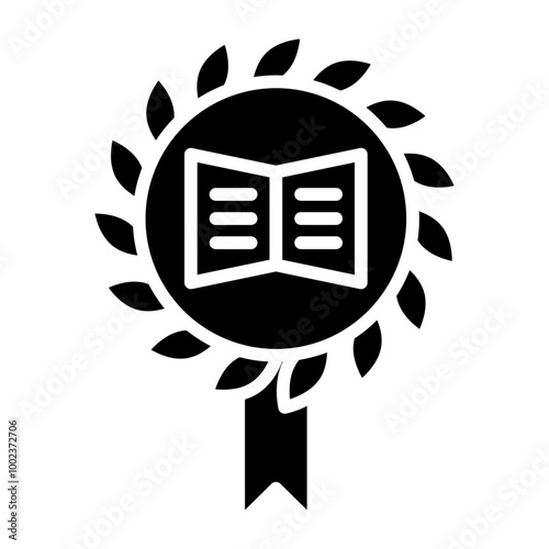 Literary Award Icon Style