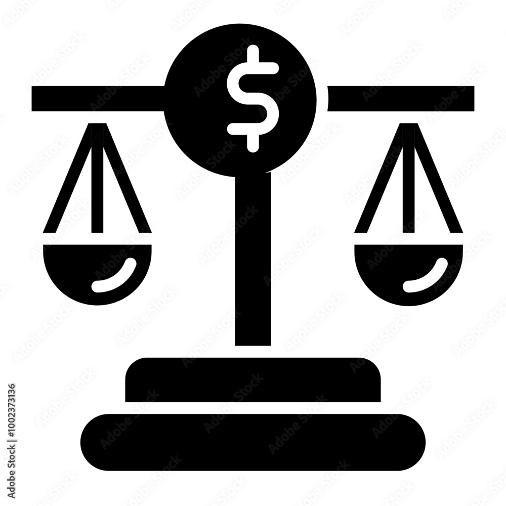 Finance Law Icon Style Finance Law Icon Style