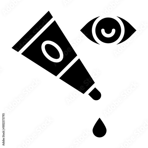 Eye Cream Icon Style