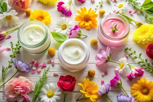 Transform your skincare routine with natural cosmetics infused with fresh flowers, delivering a beautiful and