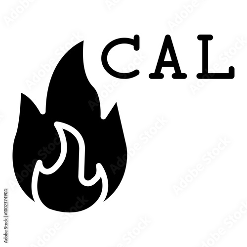Burning Calories Icon Style