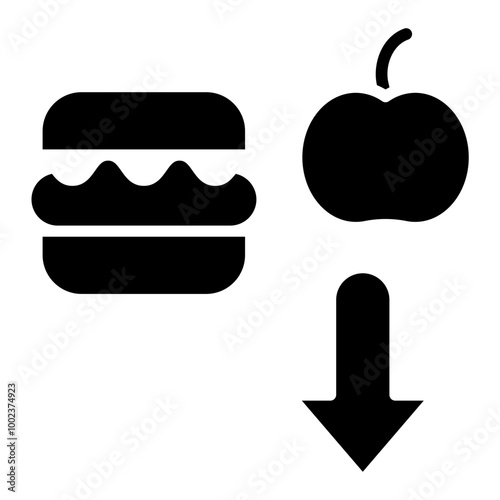 Calorie Deficit Icon Style