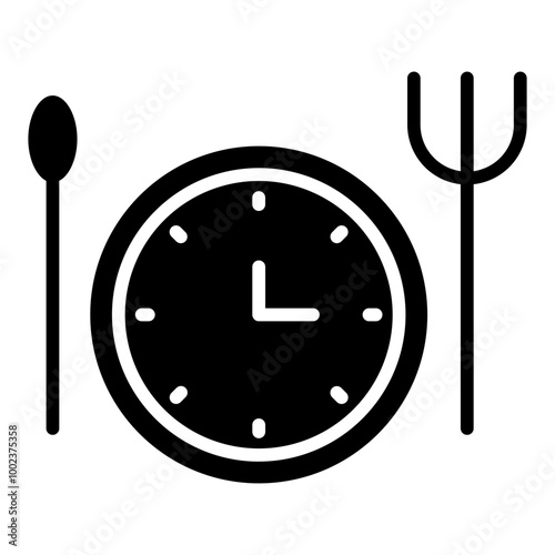 Intermittent Fasting Icon Style