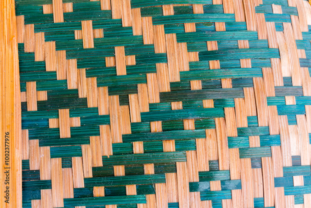 Fototapeta premium Hand fan texture background thailand