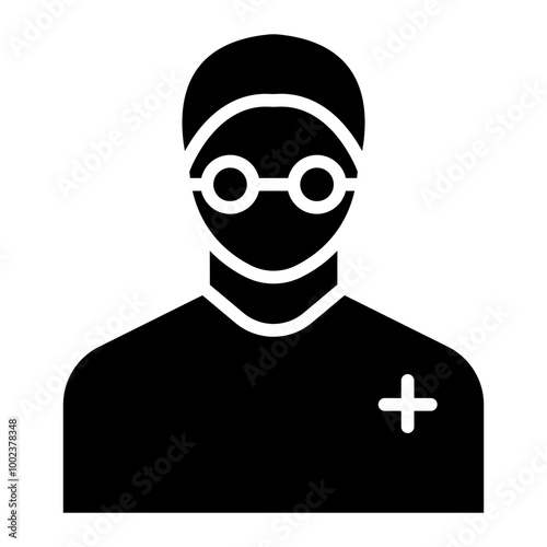 Children Eye Specialist Icon Style