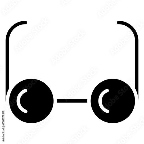 Glasses Icon Style