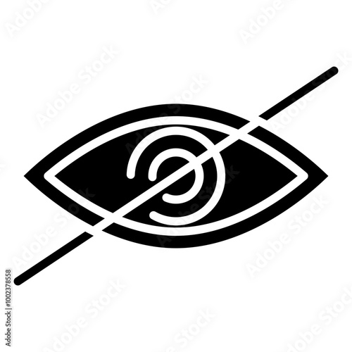Legal Blindness Icon Style
