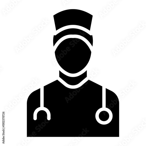 Ophthalmologist Male Icon Style