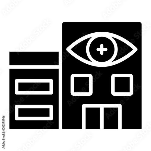 Optometry Clinic Icon Style