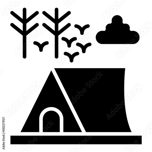 Camping Icon Style