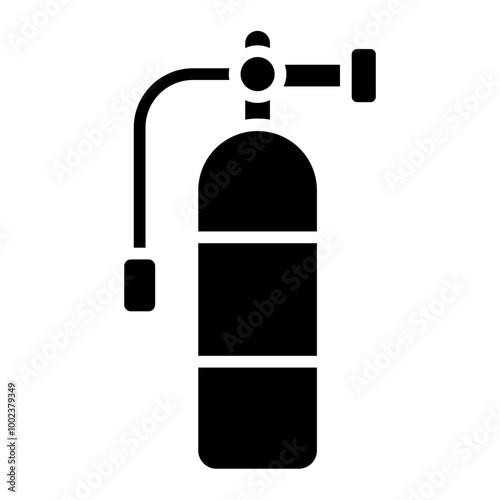 Diving Tank Icon Style