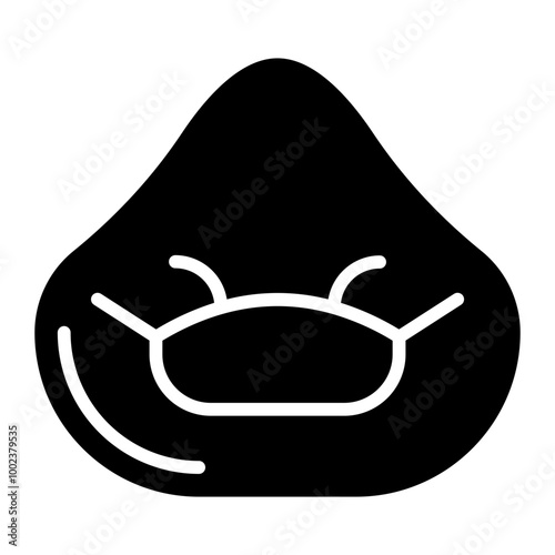 Bean Bag Icon Style