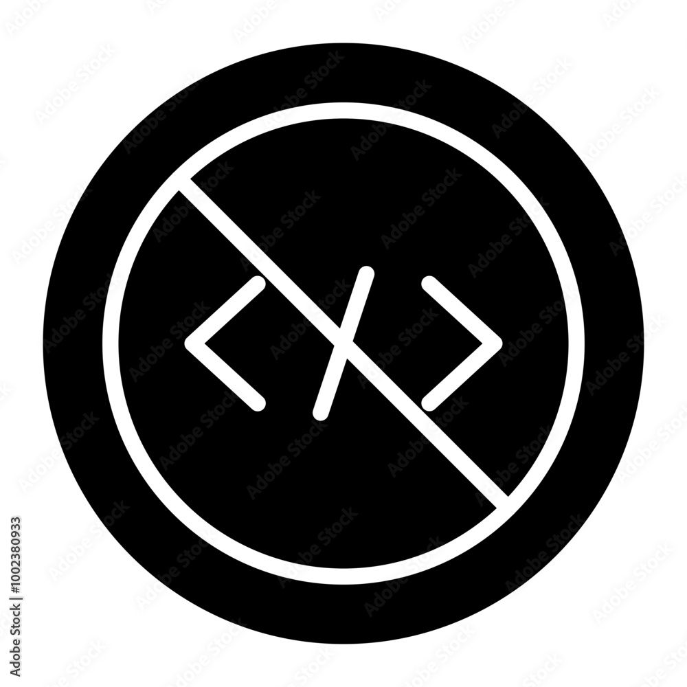 No Code Icon Style No Code Icon Style