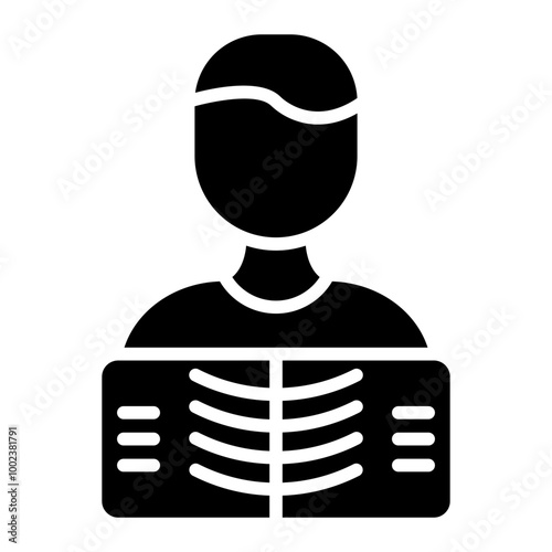 Man X ray Icon Style