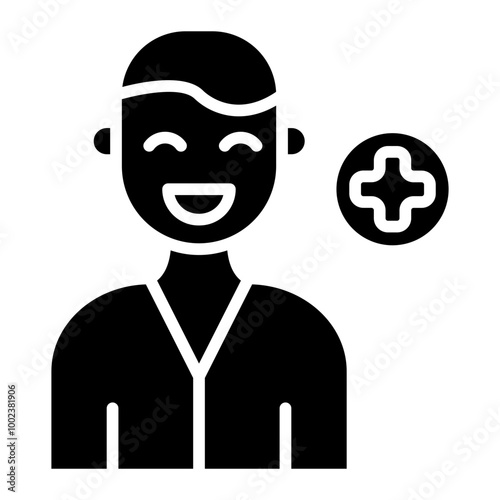Male Patient Icon Style