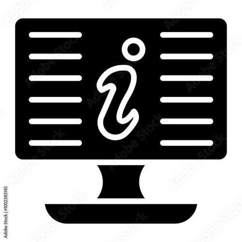 Digital Information Icon Style