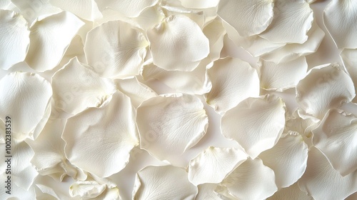  A cluster of white blooms arranged atop one another