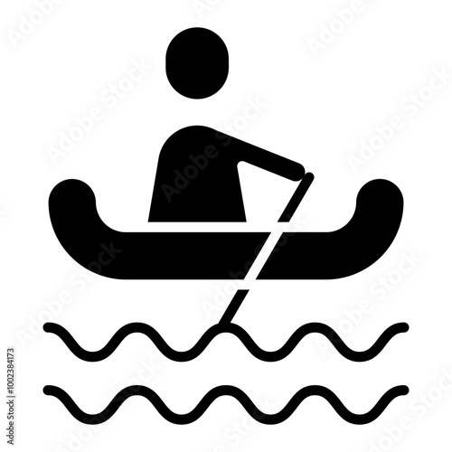 Rafting Icon Style