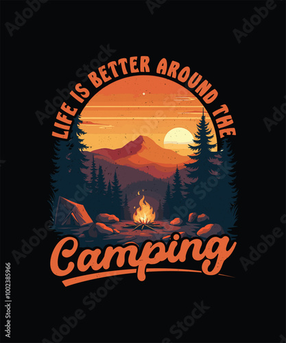 Wallpaper Mural WebCAMPING T SHIRT DESIGN,
ADVENTURE,
MOUNTAINS,
PHOTOGRAPHY,
FASHION,
DESIGN,
GRAPHIC DESIGNER,
VECTOR,
CLOTHING,
T-SHIRT, Torontodigital.ca