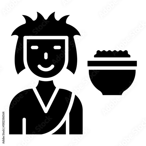 Gatherer Male Icon Style