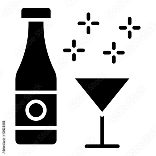 Alcohol Addiction Icon Style