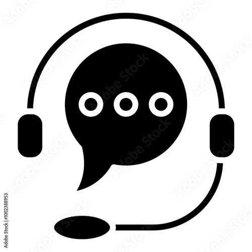 Customer Service Icon Style