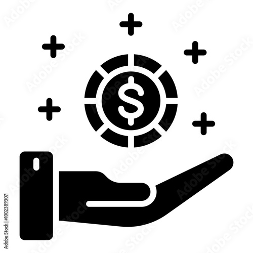 Making Money Icon Style