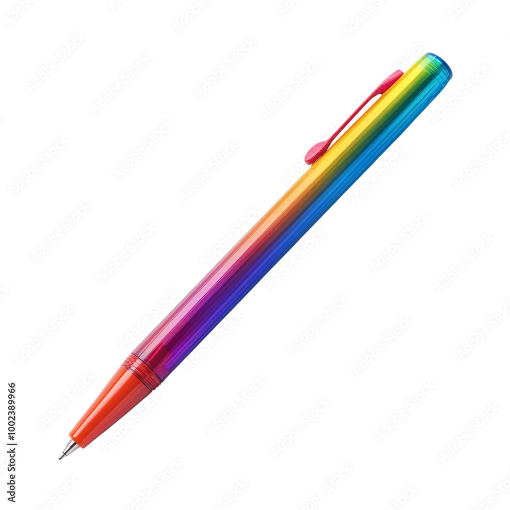 Colored pen isolated on transparent background Colored pen isolated on transparent background