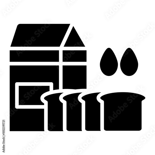 Dairy Products Icon Style