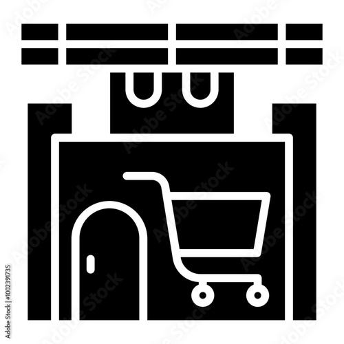 Supermarket Icon Style