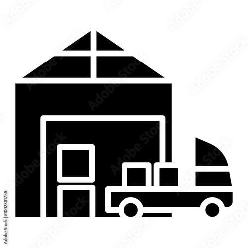 Warehouse Icon Style