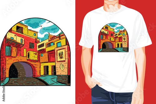 Guanajuato City t-shirt design unique idea