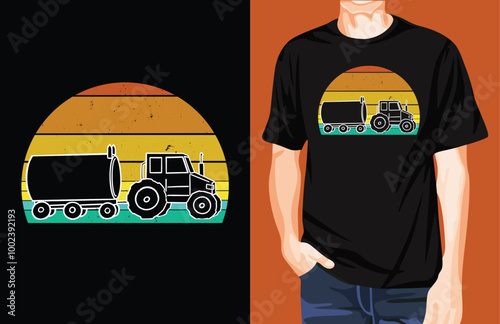 Gulle bomber retro sunset t-shirt