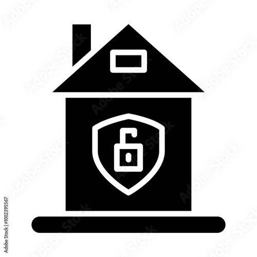 Home Security Icon Style