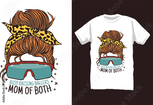 Mom raising child t-shirt
