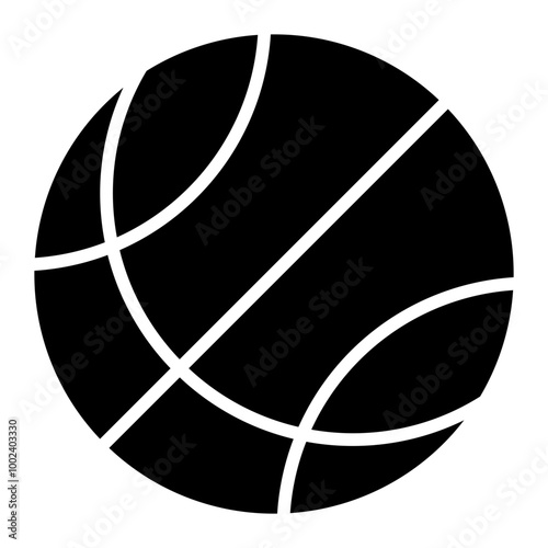 Basketball icon style
