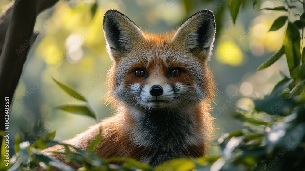 Obraz premium red fox cub