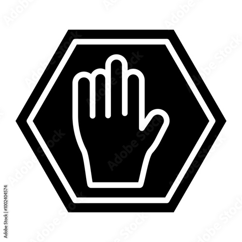 Stop icon style